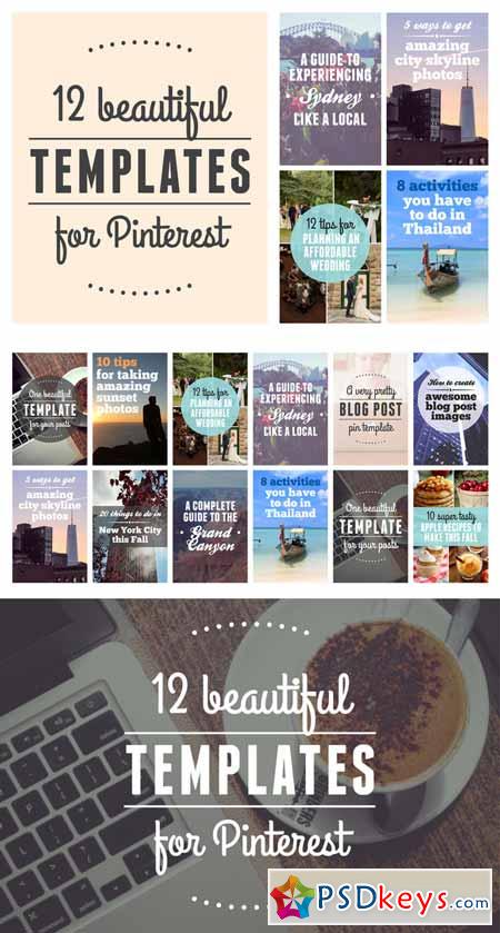 12 beautiful templates for Pinterest 564872