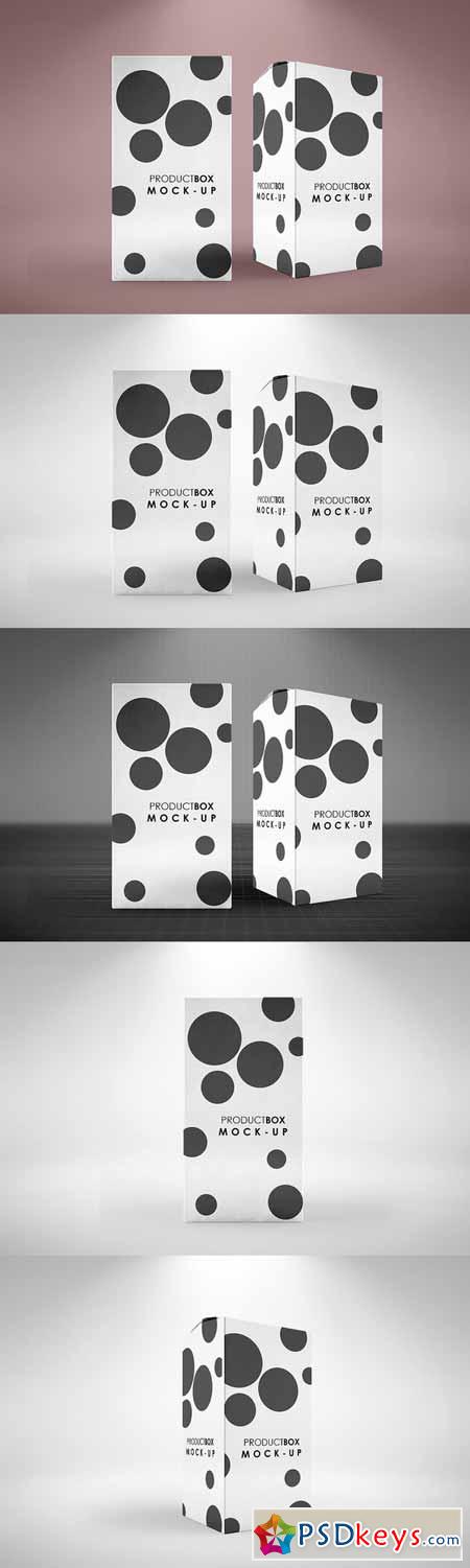 3D Box Package Mock-Up 578133
