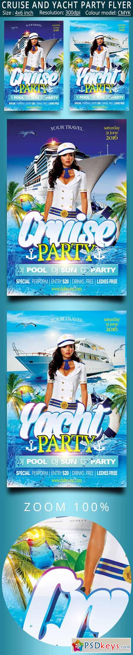 Cruise And Yacht Party Flyer 577920