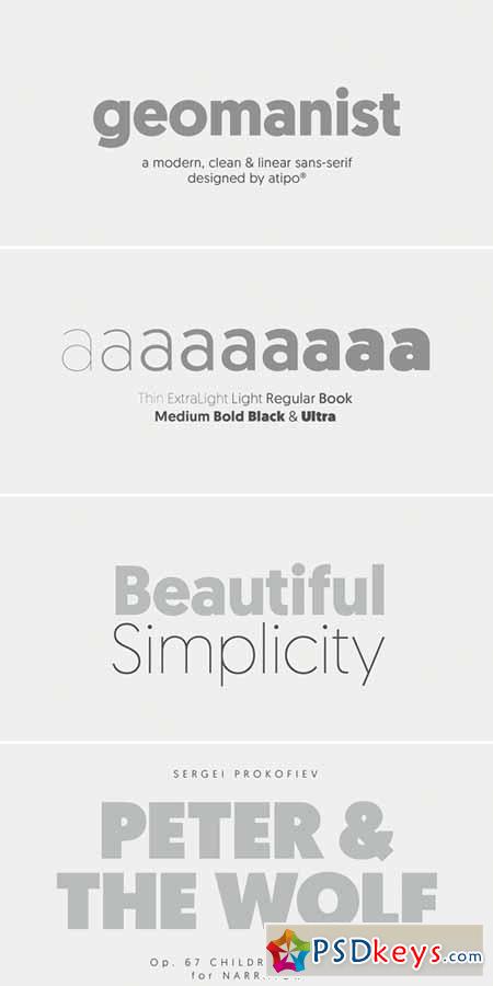 Geomanist Font Family