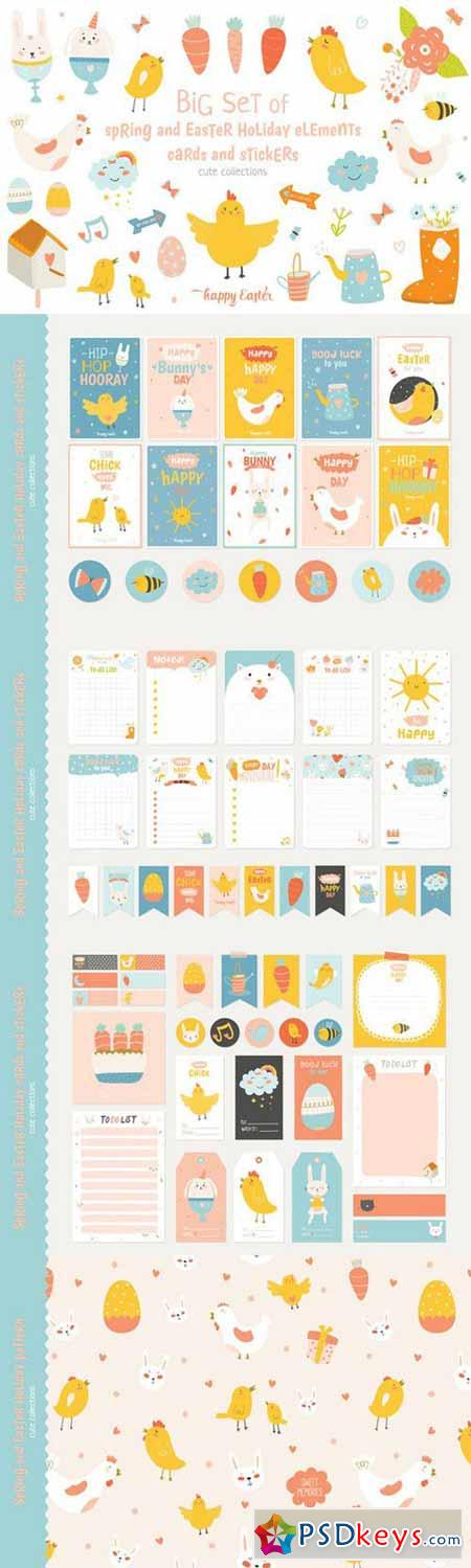 Cute Spring and Easter holiday set 565634