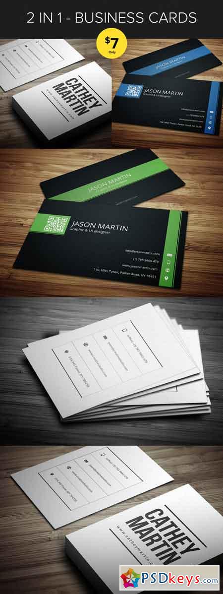 Bundle 2 in 1 - Business Cards 558668