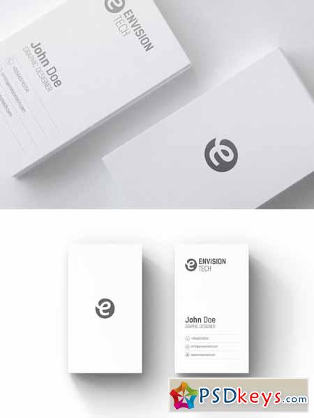 Clean Minimal Business Card Template 585720