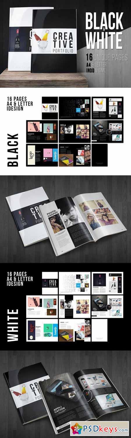 Portfolio Template (2 Colours) 588532