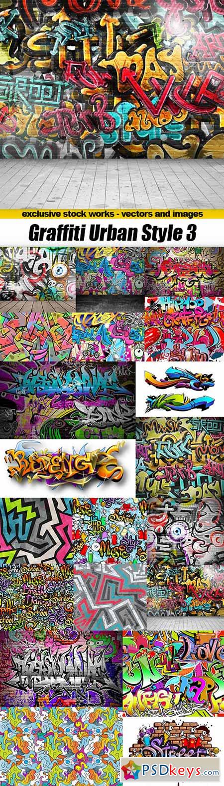 Graffiti Urban Style 3 - 20xEPS