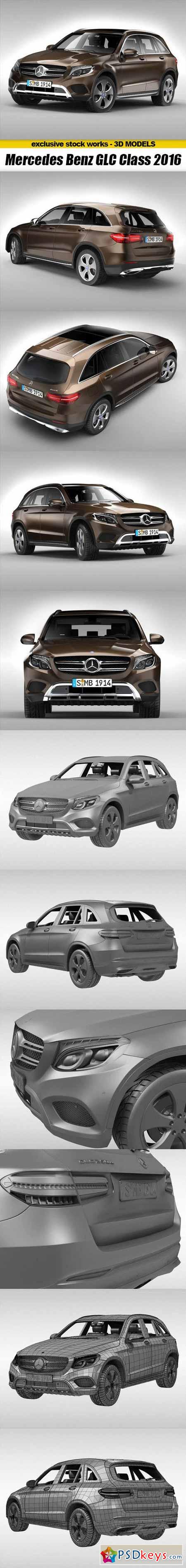 CGTrader 3D MODELS - Mercedes Benz GLC Class 2016