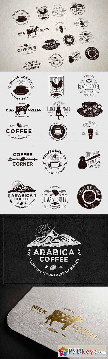 Badges for Coffee Collections 209156