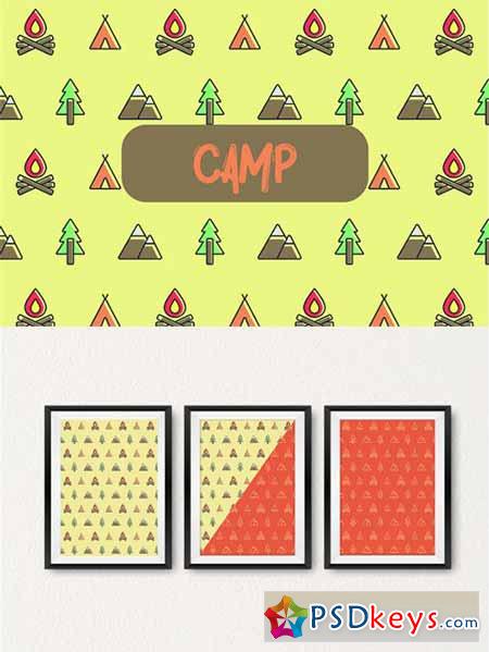 Camp icon pattern 551639