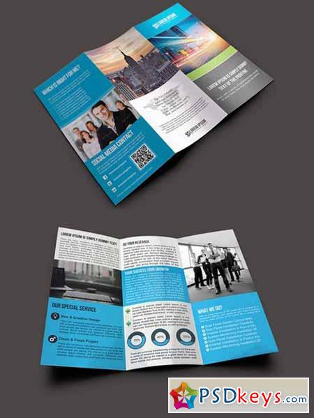 A4 Trifold Business Brochure 225450