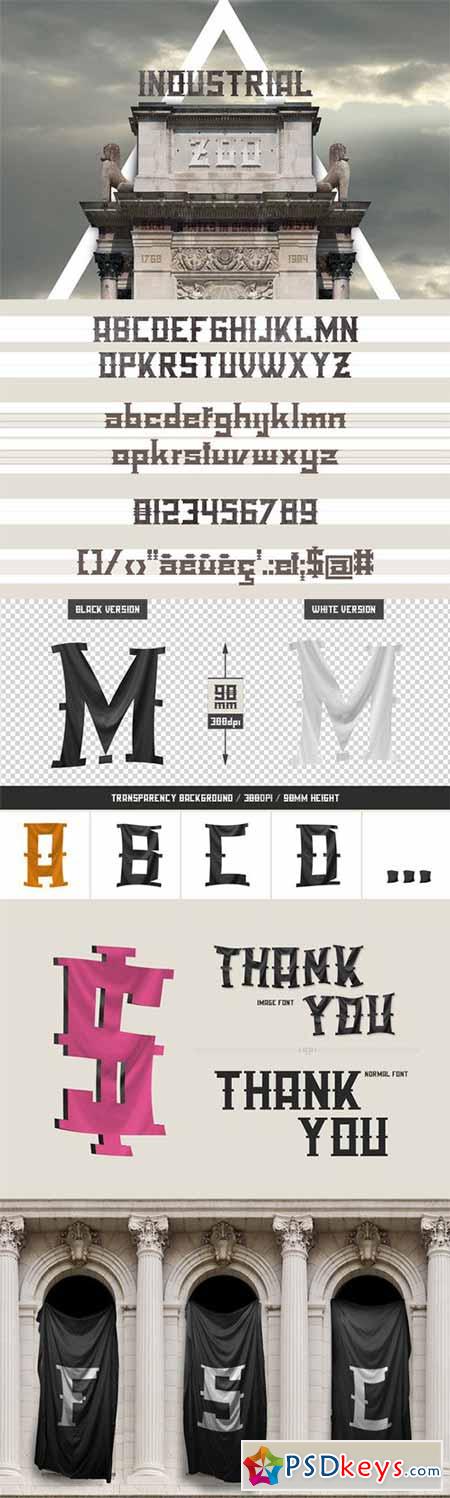 Industrial Zoo - font pack 2752