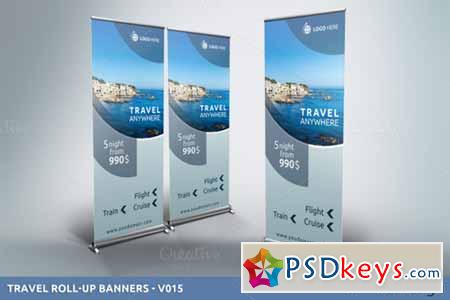 Travel Roll-Up Banners - v015 580878