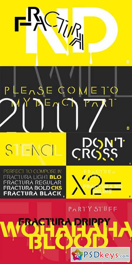 Fractura ND Font Family $543