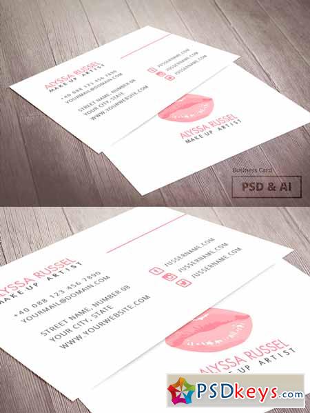 Makeup Artist - Business Card 591763