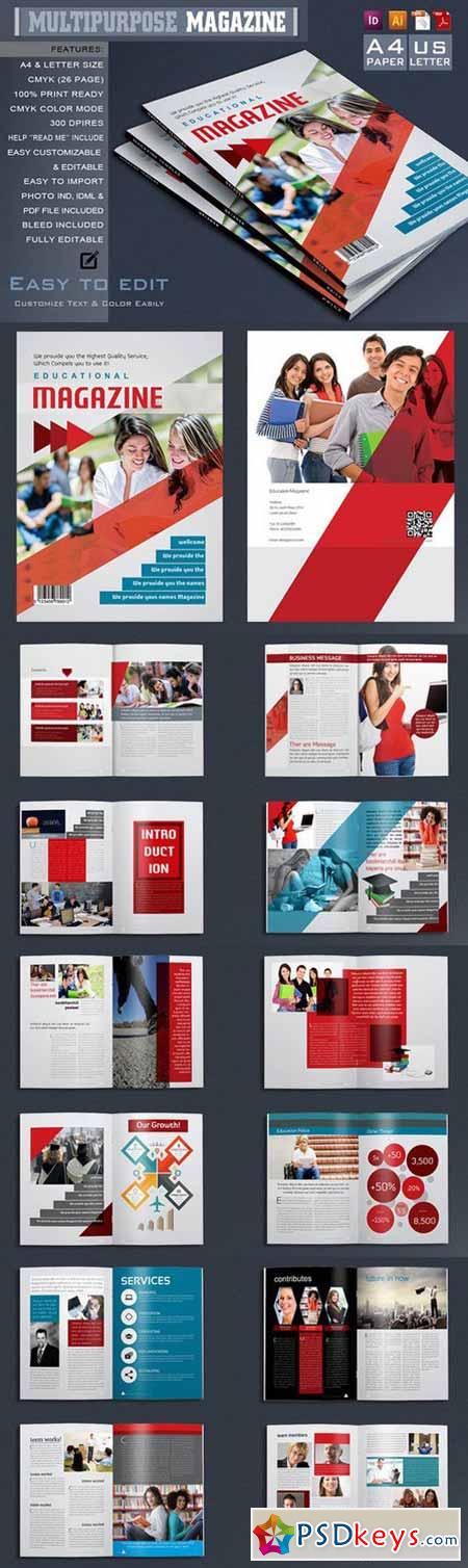 Multi-purpose Magazine Template 606264