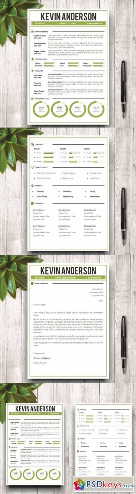 Resume Template in MS Word 589900