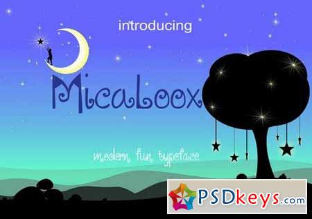 MICALOOX Curly Font 584639