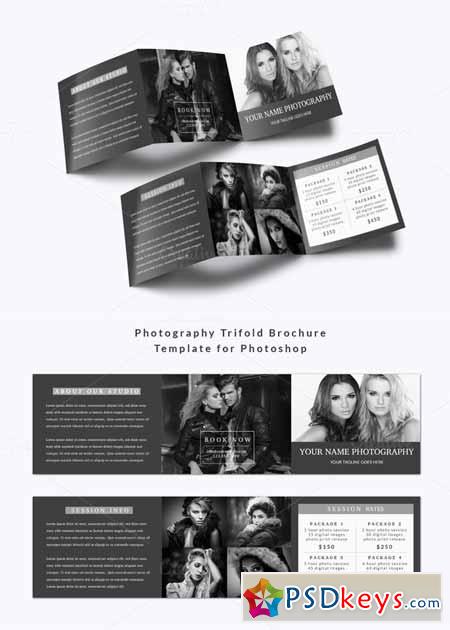 Photography Trifold Brochure Templat 586698
