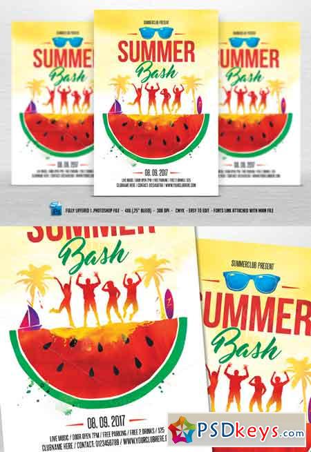 Summer Bash Flyer template 602189