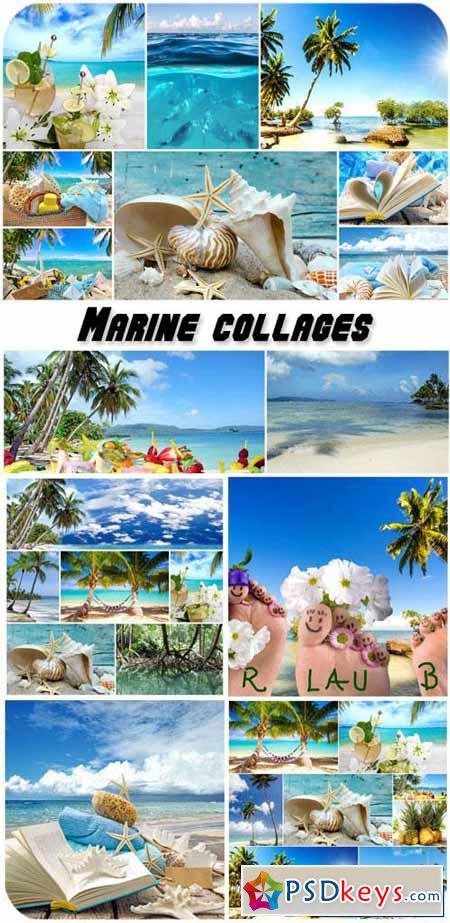 Marine collages