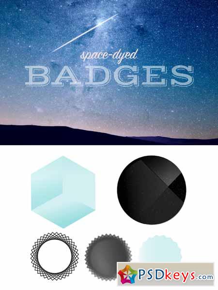 Space Dye Badge Bundle 601492