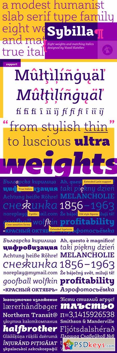 Sybilla Font Family $320