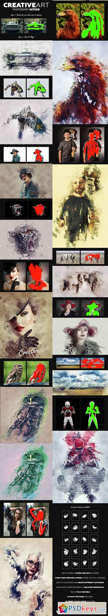 CreativeArt Photoshop Action 15380487