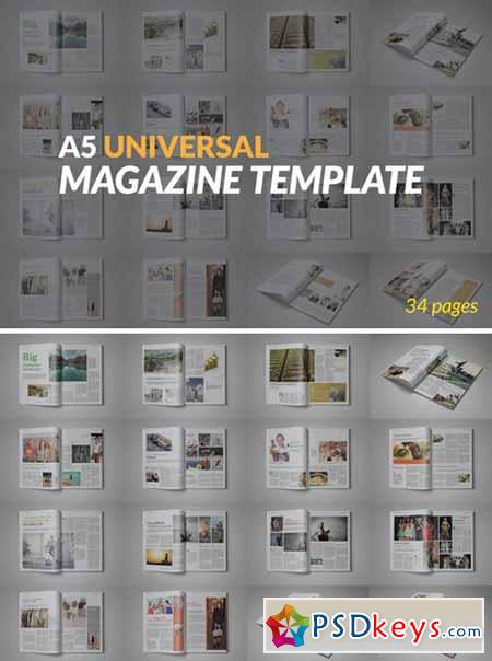 A5 Universal Magazine Template 570340