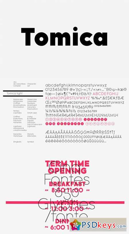 Tomica Font Family 120