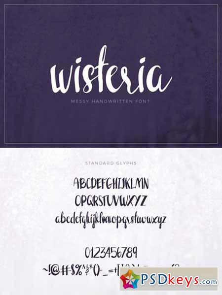 Wisteria Handwritten Font 551438