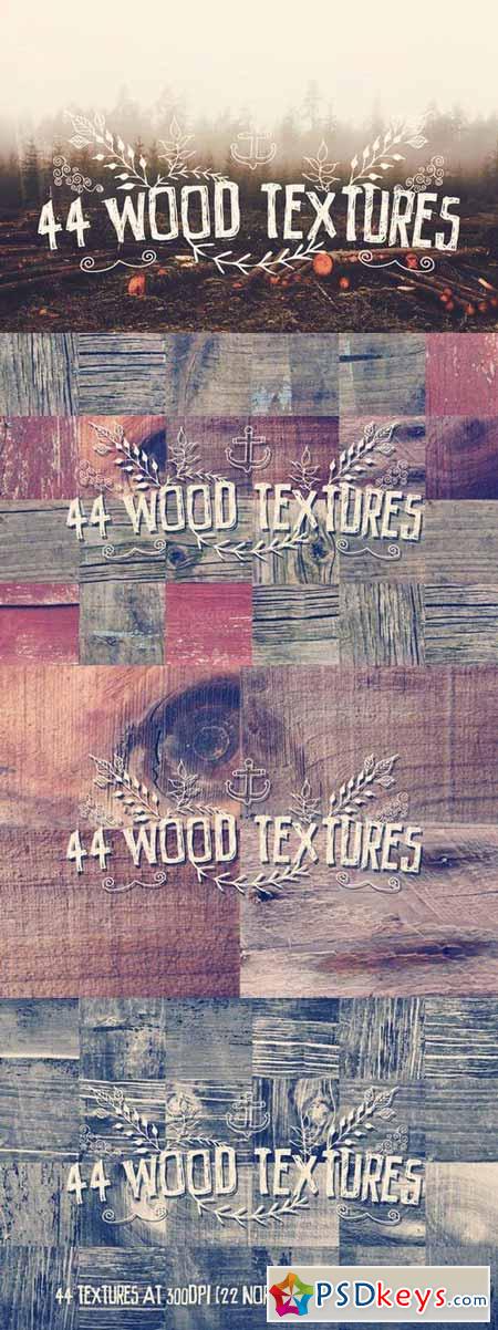 44 Wood Grain Textures 52307
