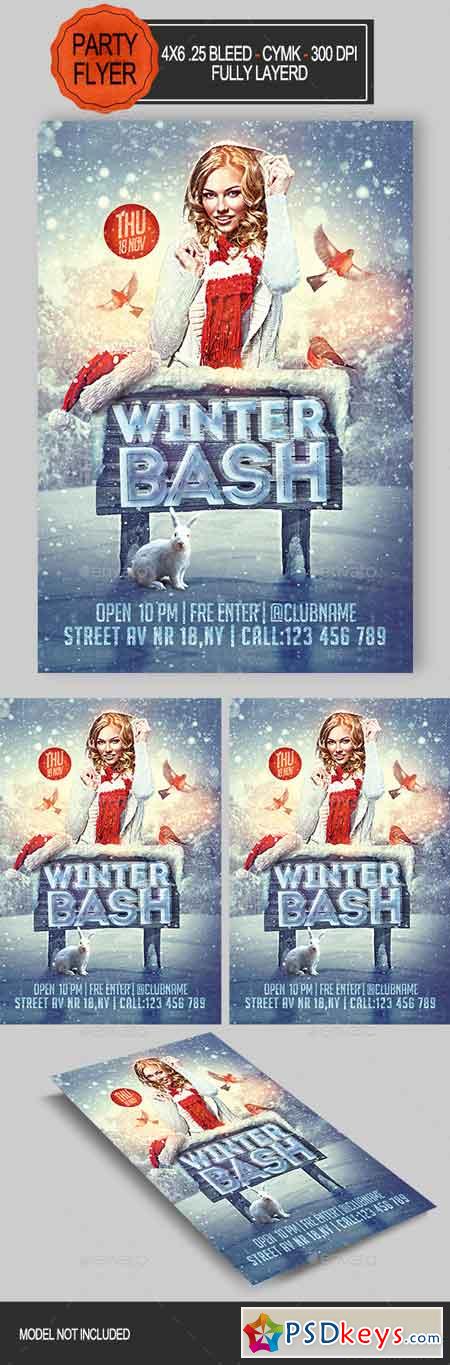 Winter Bash Party Flyer 9255685