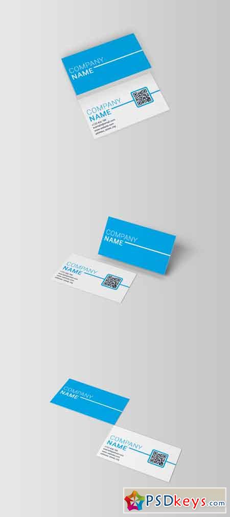 Multipurpose QR code Business Card 608840