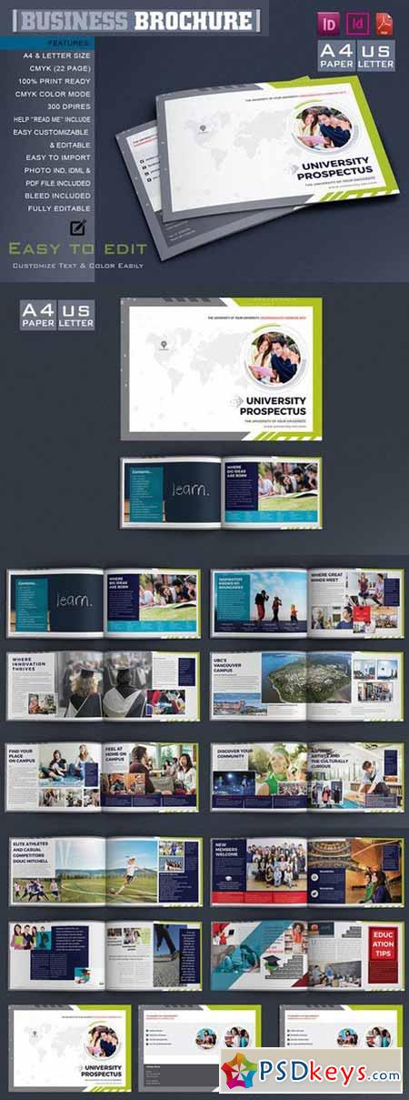 College University Brochure Template 621898