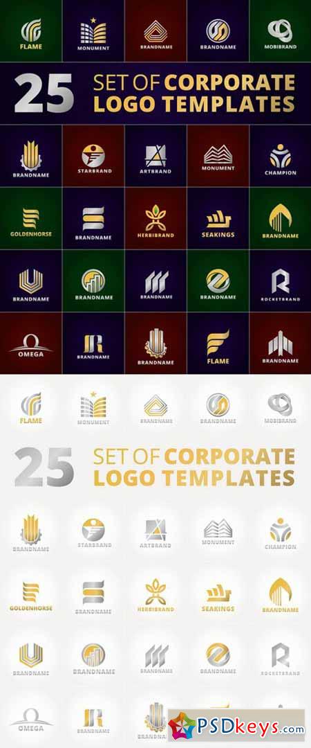 Set of Corporate Logo Templates 628868