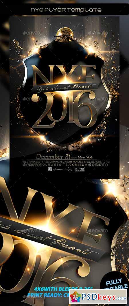 NYE Flyer Template 12721066