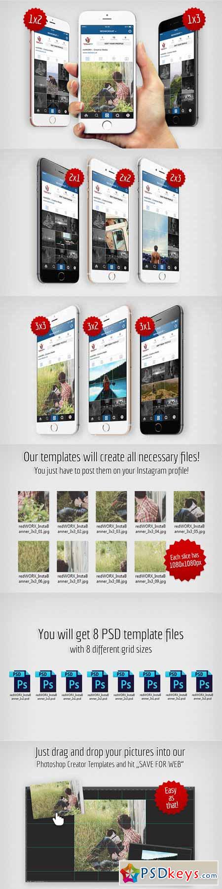 8 Creator Templates for InstaBanners 605416