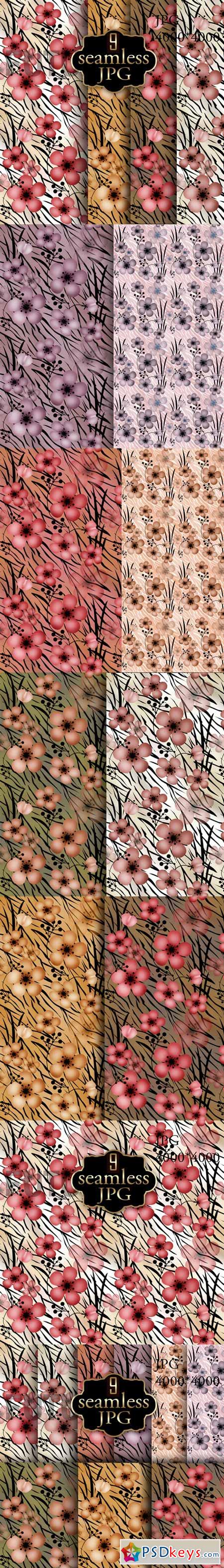 Flower backgrounds for tiger 608202