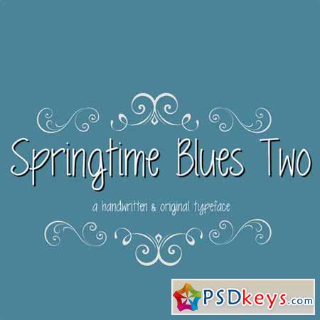 MRF Springtime Blues Two Font