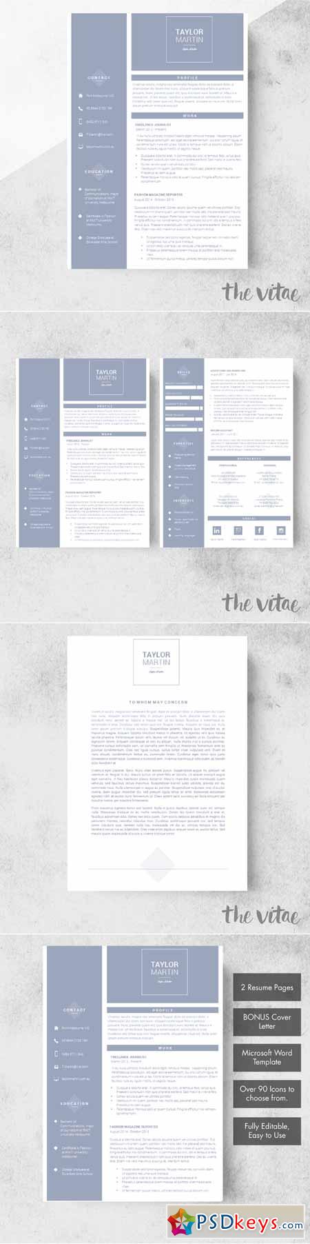 Sailor Resume Template +Cover Letter 604414
