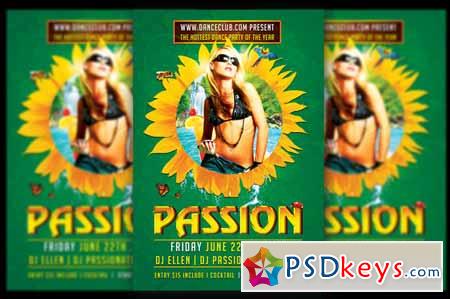 Passion Summer Flyer Template 611770