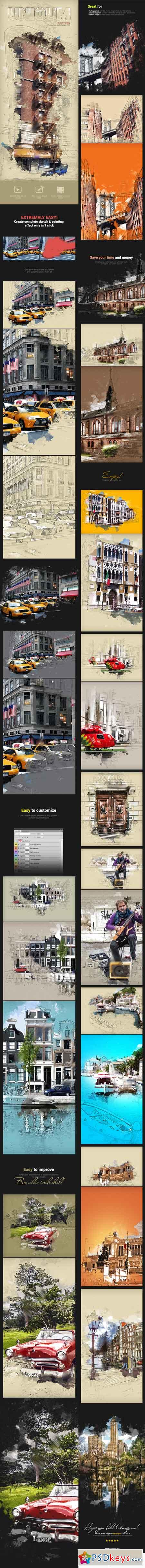 Uniqum - Sketch Painting PS Multi Action 15455539