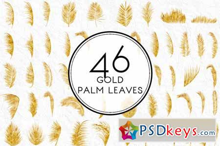 Gold Palm Leaves 559751