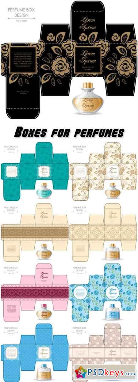 Design boxes for perfumes