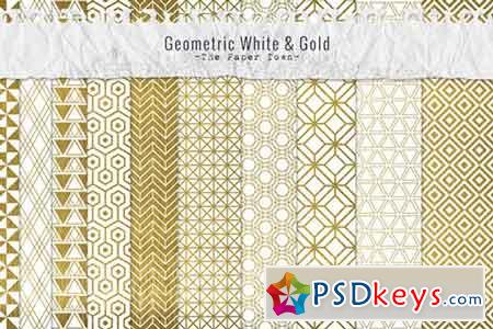 Gold Patterns Digital Papers 371498