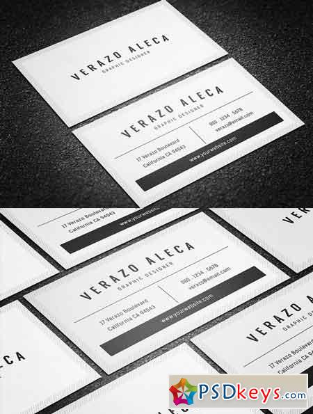 Clean Minimal Business Card Template 626413