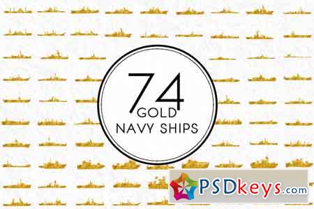 Gold Navy Ships 559753