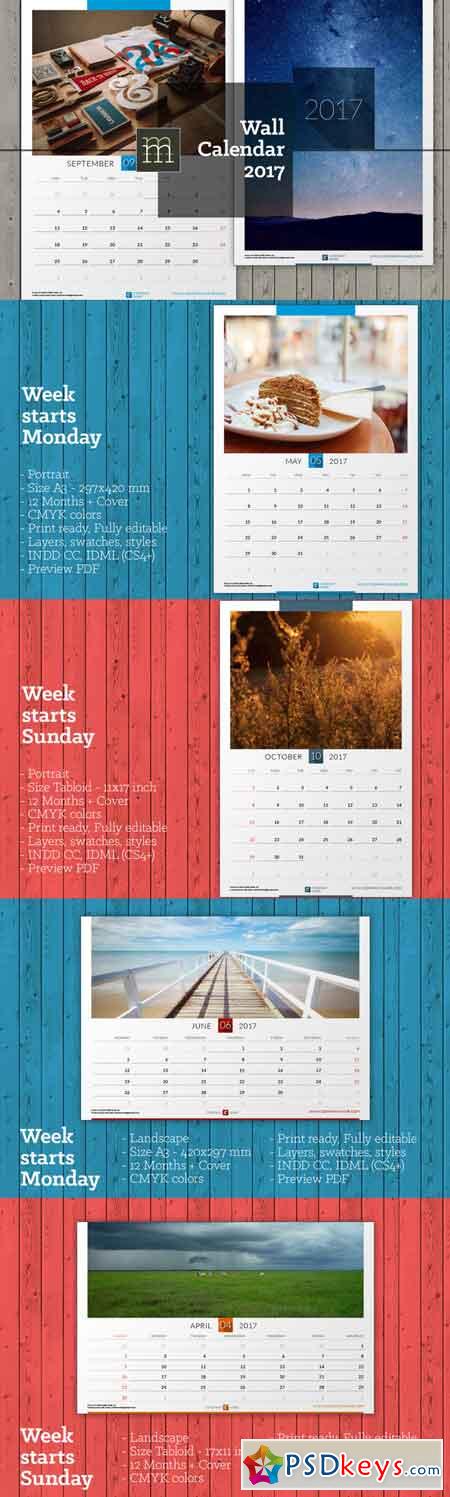 Wall Calendar 2017 (WC11) 606502