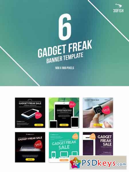6 Gadget Freak Ads Banner 609159