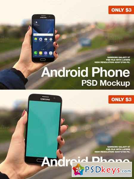 Samsung Galaxy S7 PSD Mockup 645837