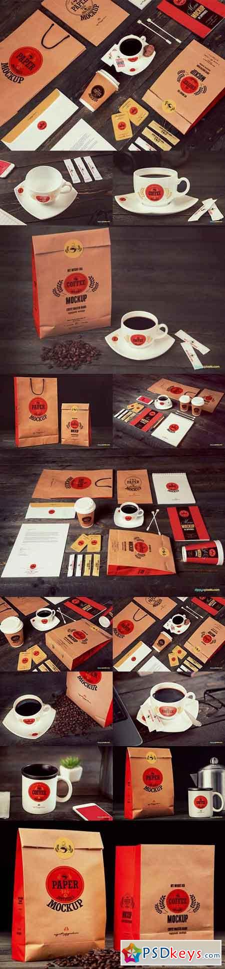 Coffee Branding & Packaging Mockups 561277